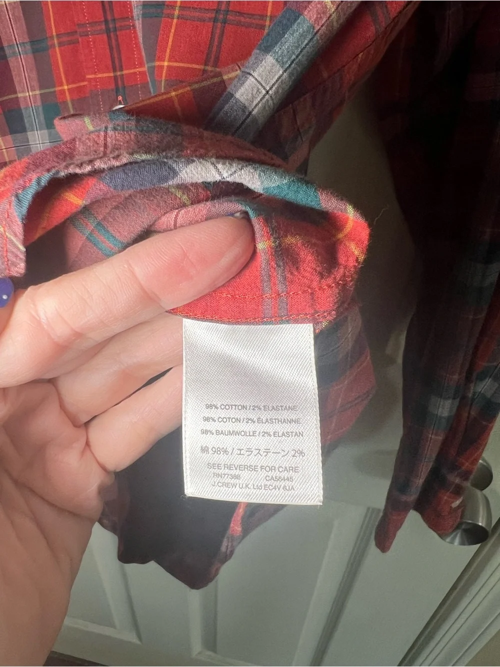 J. Crew mercantile crew length